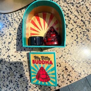 Itty Bitty Budha w/incent holder and booklet included
